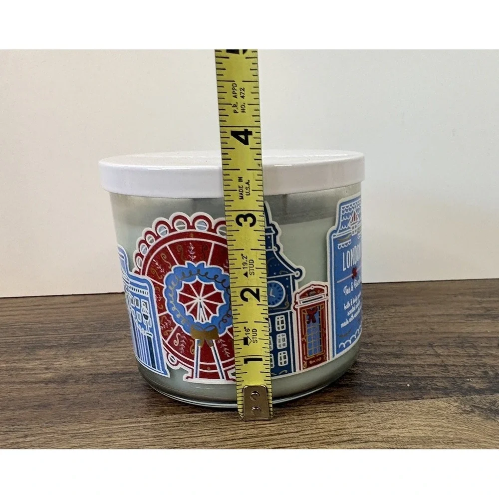 Bath & Body Works London Tea & Biscuits Scented 3-Wick Candle 14.5oz RARE New